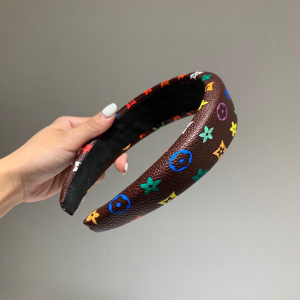 Luxury Womens Head Band Louis Vuitton Monogram Headband in Brown A190PP85 AA148269