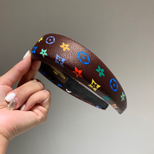 Luxury Womens Head Band Louis Vuitton Monogram Headband in Brown A190PP85 AA148269
