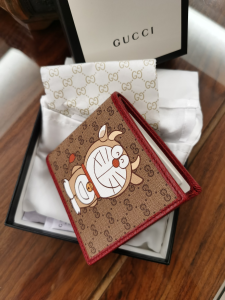 Luxury Mens Wallets Gucci x Doraemon Bi Fold Wallet 654498 11x9x1CM A09PP170 AA148331