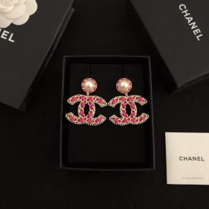 Luxury Womens Jewelry Chanel Resin Lambskin CC Logo Earrings A39PP155 AA148346
