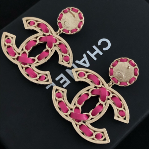 Luxury Womens Jewelry Chanel Resin Lambskin CC Logo Earrings A39PP155 AA148346