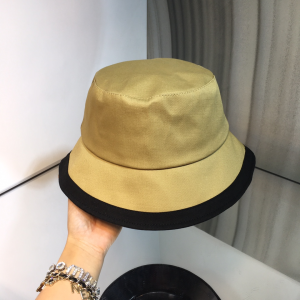 Luxury Womens Hats Chanel Vintage CC Logo Canvas Bucket Hat in Khaki A144PP70 AA148526