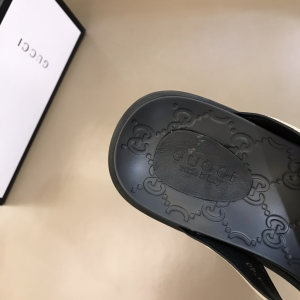 Luxury Mens Shoes Gucci Interlocking G Thong Sandals Mens 38 To 45 A151PP300 AA148744