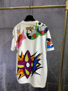 Luxury Womens Clothing Louis Vuitton LV Screen Printed T Shirt SML A154PP280 AA148880
