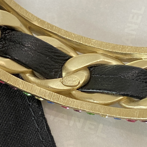 Luxury Womens Jewelry Chanel Gold CC Logo Chain Bracelet A152PP180 AA148865