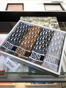 Luxury Womens Scarf Dior Oblique Square Silk Scarf Black 90x90CM A151PP190 AA148652