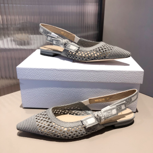 Dior Jadior Mesh Slingback Grey 15MM 