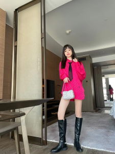 Luxury Womens Clothing Dior Oblique Bee Embroidery Shirt Red SML A198PP480 AA149000