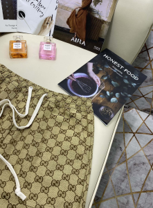 Luxury Womens Clothing Gucci GG Canvas Shorts Beige SML A198PP380 AA149008