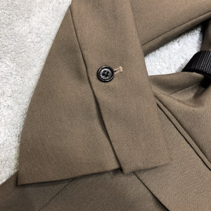 Luxury Womens Clothing Prada Grey Jacket Coat with Belt Pouch SML A198PP680 AA149004