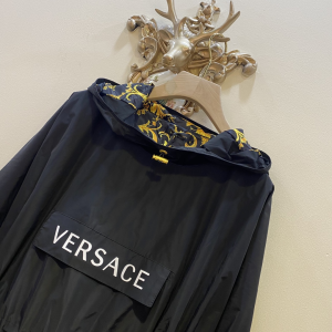 Luxury Womens Clothing Versace Logo Dress Black SML A198PP780 AA149006