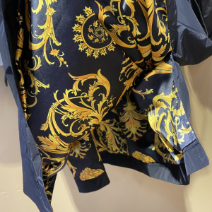 Luxury Womens Clothing Versace Logo Dress Black SML A198PP780 AA149006