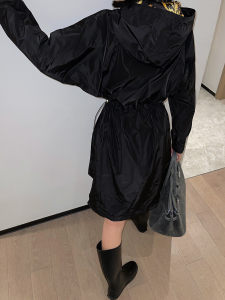 Luxury Womens Clothing Versace Logo Dress Black SML A198PP780 AA149006