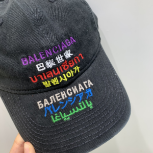 Luxury Womens Hats Balenciaga Hat Balenciaga Cap Black A196PP160 AA148996