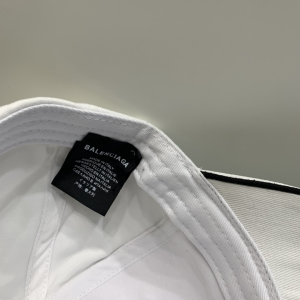 Luxury Womens Hats Balenciaga Hat Balenciaga Cap White A196PP160 AA148997