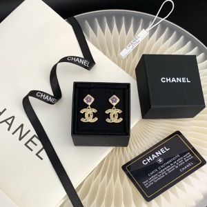 Luxury Womens Jewelry Chanel Multicolor Pearls CC Logo Earrings A205PP160 AA149012