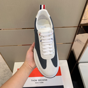 Luxury Mens Shoes Thom Browne Tech Runner Sneaker In Black 38 To 45 A136PP470 AA149316