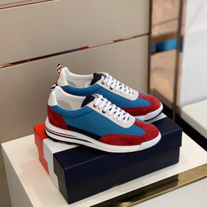 Thom Browne Tech Runner Sneakers In Blue 