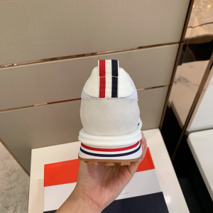 Luxury Mens Shoes Thom Browne Tech Runner Sneaker In White 38 To 45 A136PP470 AA149318