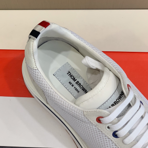 Luxury Mens Shoes Thom Browne Tech Runner Sneaker In White 38 To 45 A136PP470 AA149318