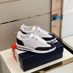 Thom Browne Tech Runner Sneakers In White 