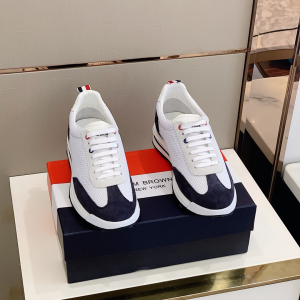 Luxury Mens Shoes Thom Browne Tech Runner Sneaker In White 38 To 45 A136PP470 AA149320