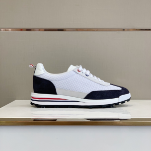 Luxury Mens Shoes Thom Browne Tech Runner Sneaker In White 38 To 45 A136PP470 AA149320