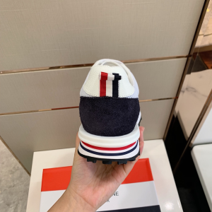 Luxury Mens Shoes Thom Browne Tech Runner Sneaker In White 38 To 45 A136PP470 AA149320
