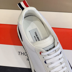 Luxury Mens Shoes Thom Browne Tech Runner Sneaker In White 38 To 45 A136PP470 AA149320