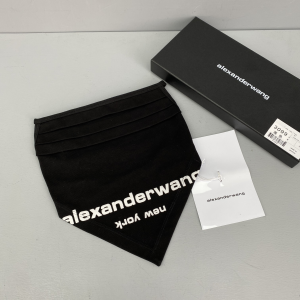 Alexander Wang Logo Bandana Mask Black 3099 