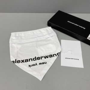 Alexander Wang Logo Bandana Mask White 3099 