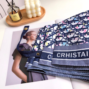 Luxury Womens Umbrella Dior Oblique Umbrella in Blue A144PP100 AA149446