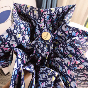 Luxury Womens Umbrella Dior Oblique Umbrella in Blue A144PP100 AA149446