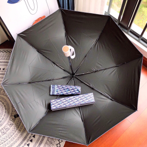 Luxury Womens Umbrella Dior Oblique Umbrella in Blue A144PP100 AA149446