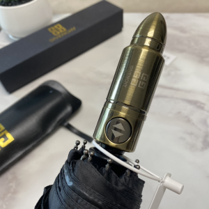 Luxury Womens Umbrella Givenchy Logo Printed Umbrella in Black A144PP100 AA149451