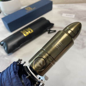 Luxury Womens Umbrella Givenchy Logo Printed Umbrella in Blue A144PP100 AA149452