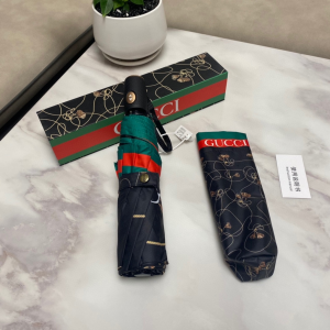 Luxury Womens Umbrella Gucci Printed Umbrella in Black A144PP100 AA149459