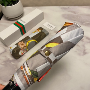 Luxury Womens Umbrella Gucci Printed Umbrella in White A144PP100 AA149456