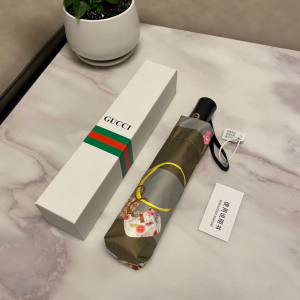 Luxury Womens Umbrella Gucci Printed Umbrella in White A144PP100 AA149456