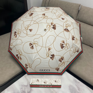Gucci Printed Umbrella White 