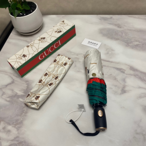 Luxury Womens Umbrella Gucci Printed Umbrella in White A144PP100 AA149458