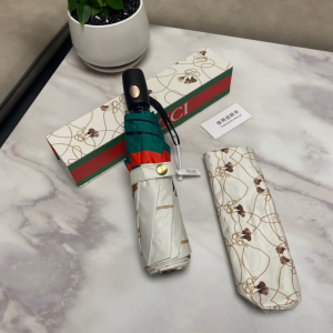 Luxury Womens Umbrella Gucci Printed Umbrella in White A144PP100 AA149458