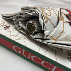 Luxury Womens Umbrella Gucci Printed Umbrella in White A144PP100 AA149458