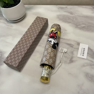 Luxury Womens Umbrella Gucci x Disney GG Supreme Umbrella in Beige A144PP100 AA149453