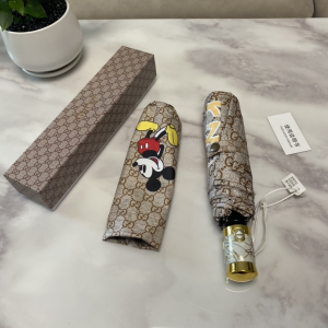Luxury Womens Umbrella Gucci x Disney GG Supreme Umbrella in Beige A144PP100 AA149453