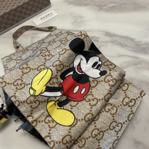 Luxury Womens Umbrella Gucci x Disney GG Supreme Umbrella in Beige A144PP100 AA149453