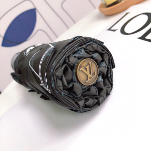 Luxury Womens Umbrella Louis Vuitton Black Monogram Umbrella A144PP100 AA149441