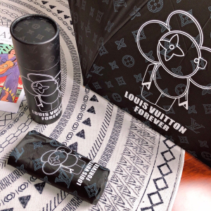 Luxury Womens Umbrella Louis Vuitton Black Monogram Umbrella A144PP100 AA149441