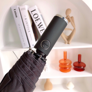 Luxury Womens Umbrella Louis Vuitton LV Bag Printed Black Umbrella A144PP100 AA149444