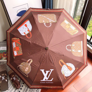 Louis Vuitton LV Bag Printed Brown Umbrella 